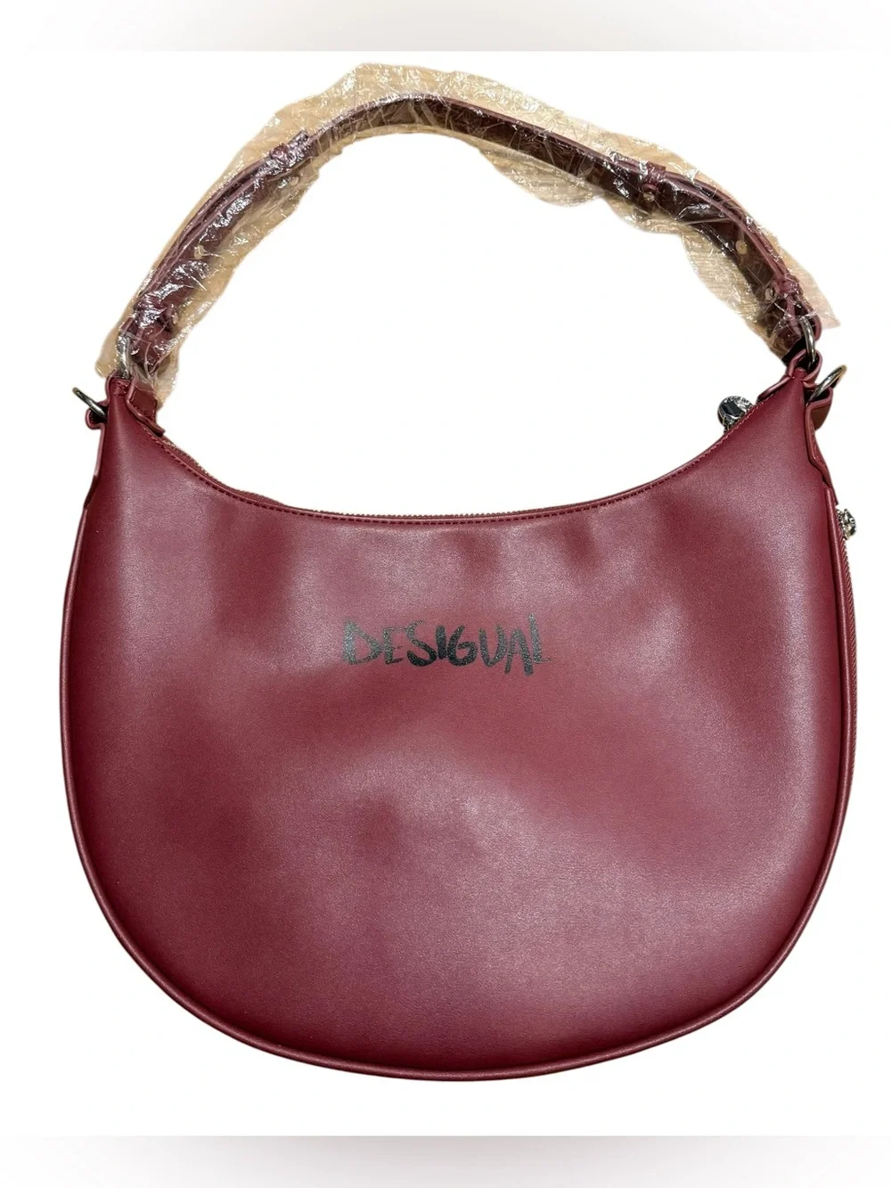 NWT - Desigual Siberia Red Black Expandable Shoulder Crossbody Bag